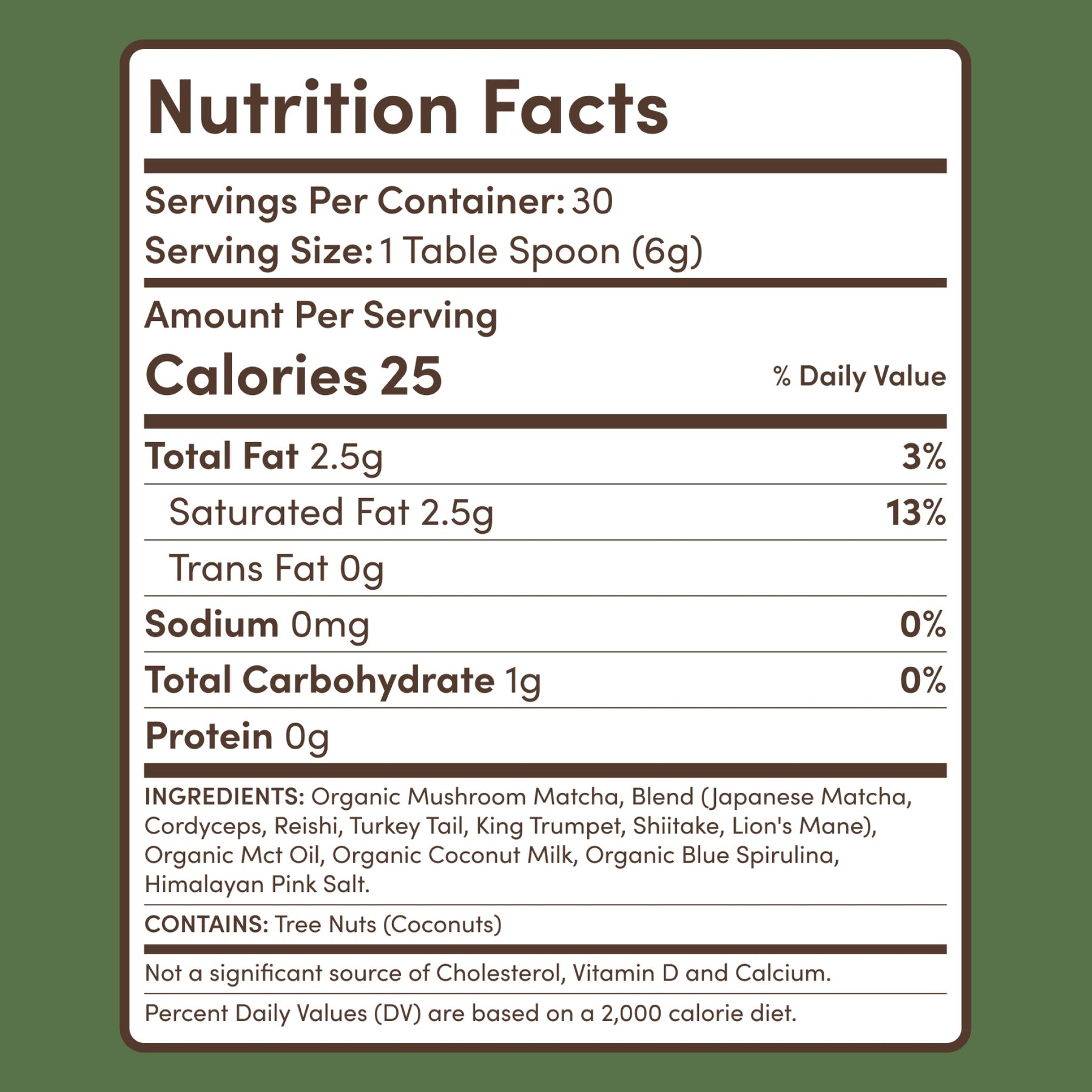 Mushroom Matcha (1 Pack - 30 Servings)